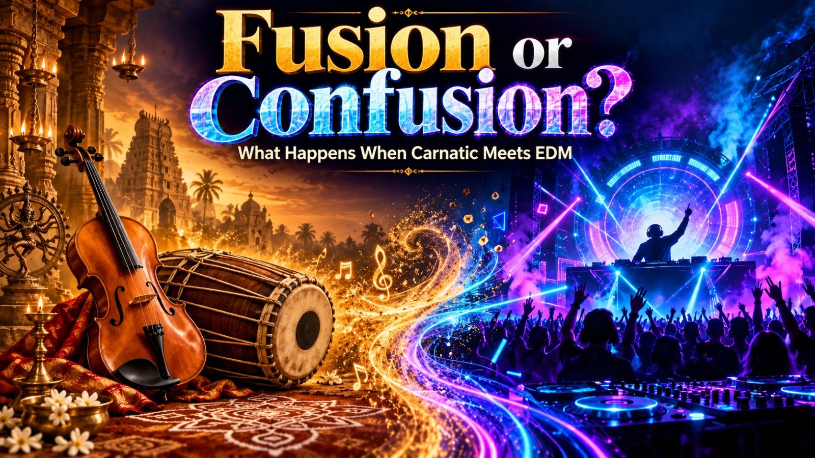 Fusion or Confusion? What Happens When Carnatic Meets EDM